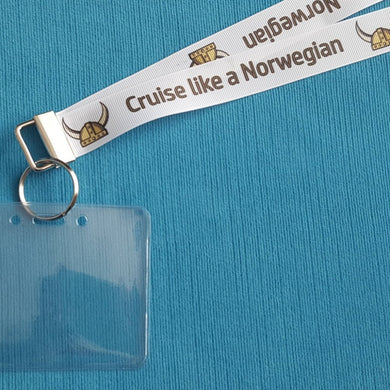Lanyard - Cruise Like a Norwegian - for Norwegian Cruise - Non-scratchy - Child or Adult