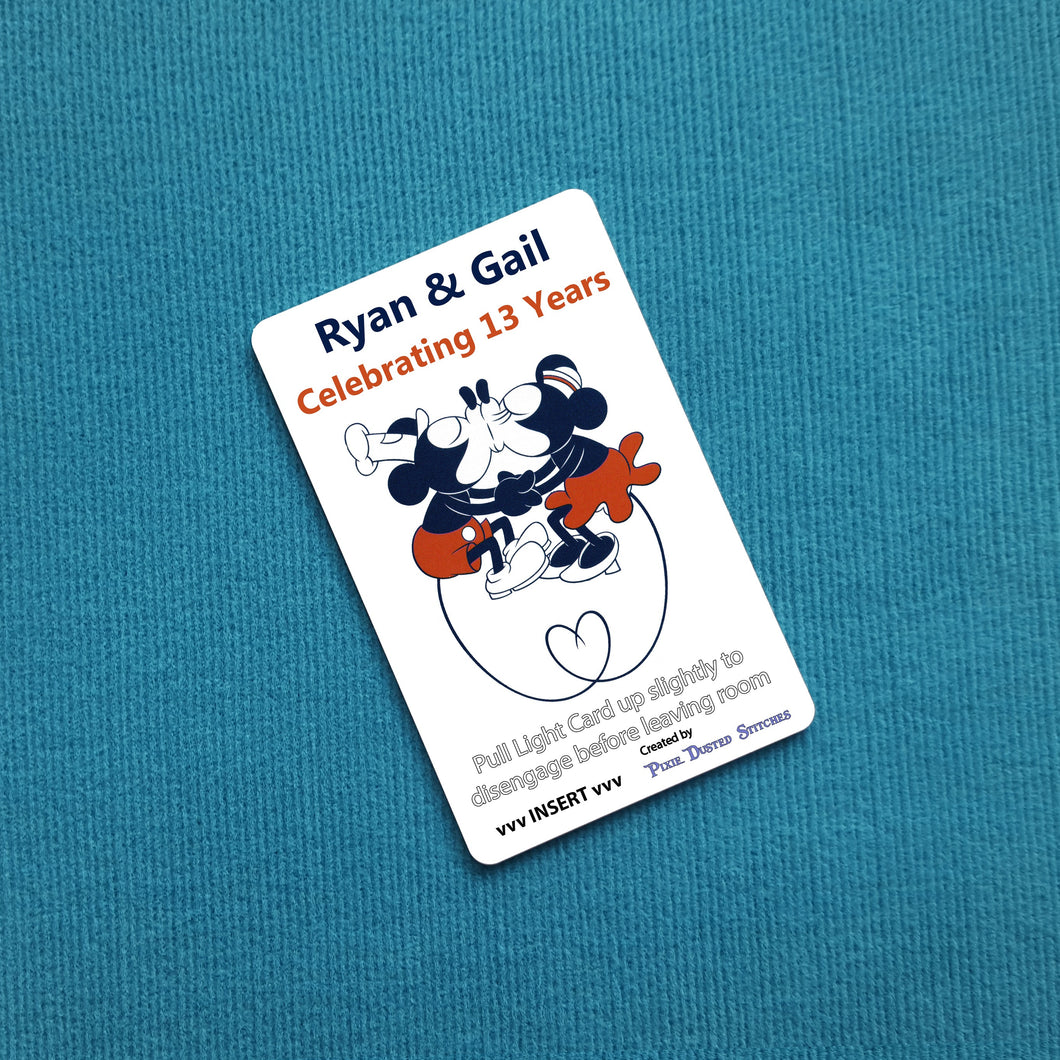 Anniversary Steamboat Willie & Sailor Minnie Disney Cruise Light Card®