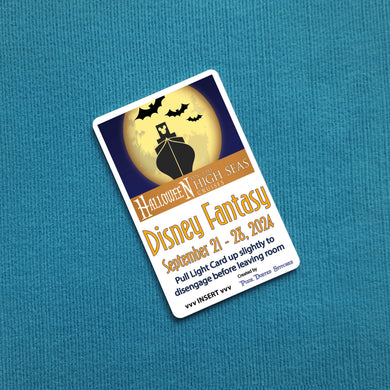 Halloween on the High Seas Custom Disney Cruise Light Card®