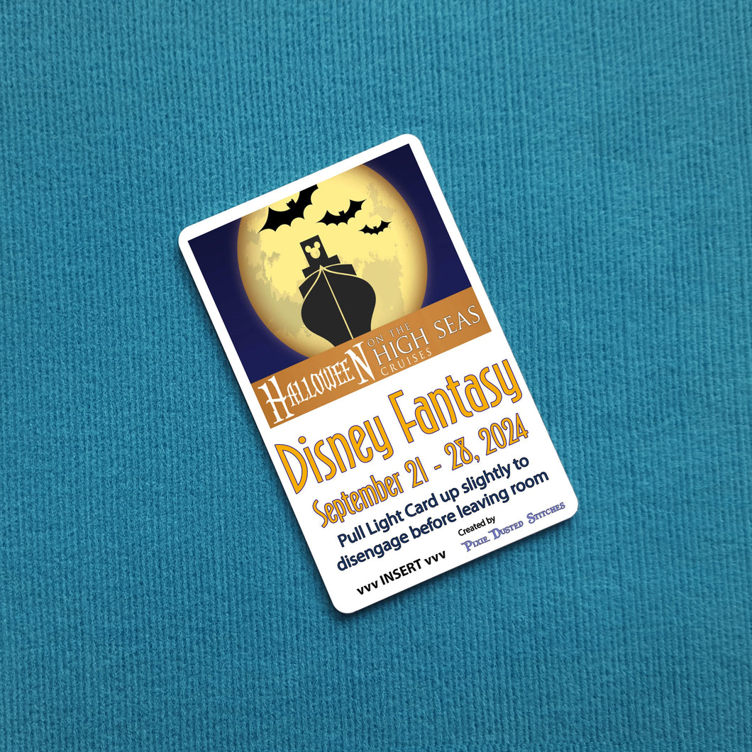 Halloween on the High Seas Custom Disney Cruise Light Card®
