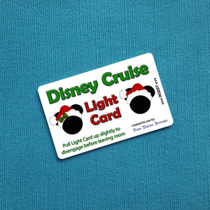 Holiday Mickey and Minnie Disney Cruise Light Card®