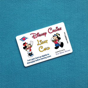 Mickey and Minnie with DCL Logo Disney Cruise Light Card®