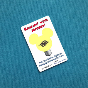 Mickey Lightbulb DCL Disney Cruise Light Card®