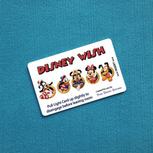 Disney Cruise Light Card® Mickey Minnie Donald Goofy Pluto in Portholes