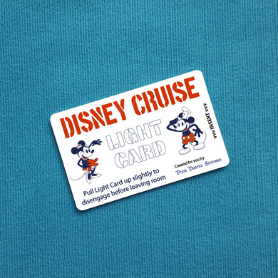 Stencil Steamboat Willie & Sailor Minnie - Disney Cruise Light Card®