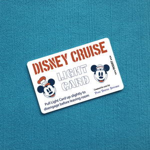 Stencil Steamboat Willie & Sailor Minnie Faces - Disney Cruise Light Card®