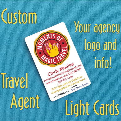 Travel Agent Light Card® - custom Light Card®