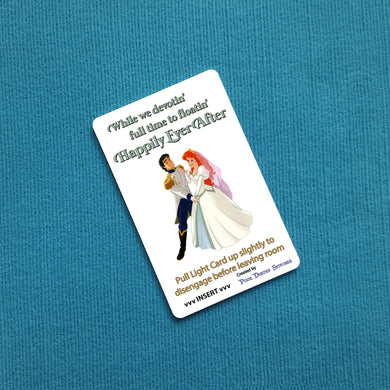 Disney Cruise Light Card® - Wedding - Ariel & Eric - Happily Ever After