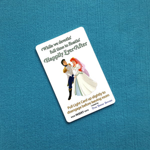Disney Cruise Light Card® - Wedding - Ariel & Eric - Happily Ever After