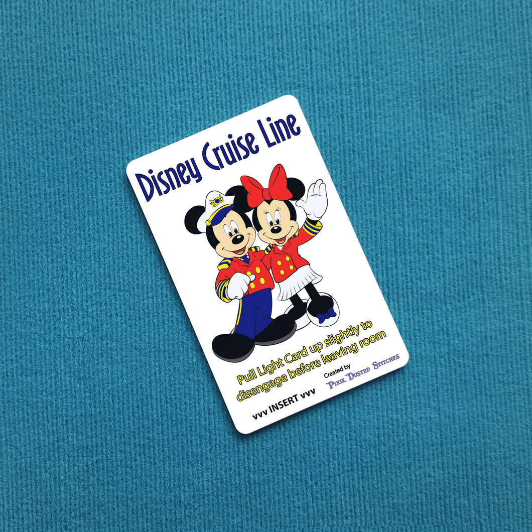 Captain Mickey & Sailor Minnie - Disney Cruise Line Light Card®