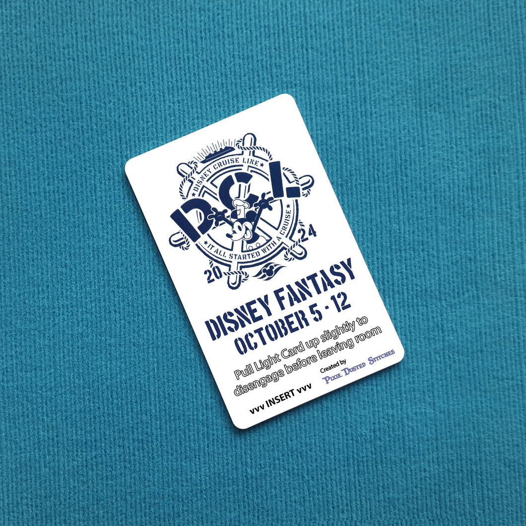 Stencil Captain's Wheel - 2023 - 2024 - 2025 - Disney Cruise Light Card®