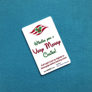 Merrytime Cruises Christmas Very Merry Cruise Disney Cruise Light Card®