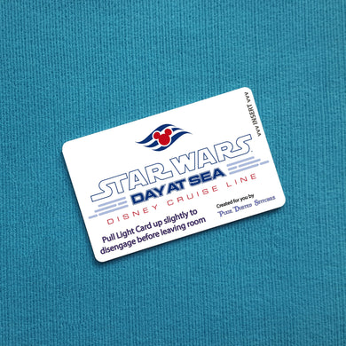 Star Wars Day at Sea DCL Logo Disney Cruise Light Card®