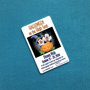 Halloween on the High Seas Mickey & Minnie Disney Cruise Light Card®