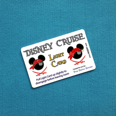 Mickey and Minnie Pirate Disney Cruise Light Card®