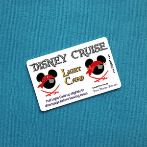 Mickey and Minnie Pirate Disney Cruise Light Card®