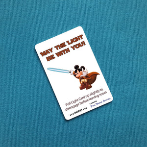 Mickey May the Light be With You Disney Cruise Light Card®