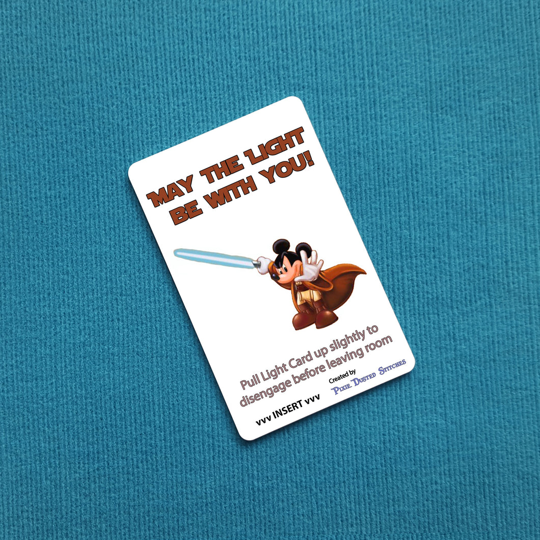 Mickey May the Light be With You Disney Cruise Light Card®