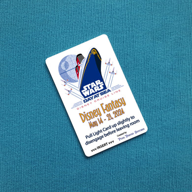 Star Wars Day at Sea Custom Date Disney Cruise Light Card®