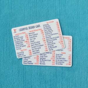CCL - Deck Locator - Deck Finder - Wayfinder Cards - Carnival Cruise Lines