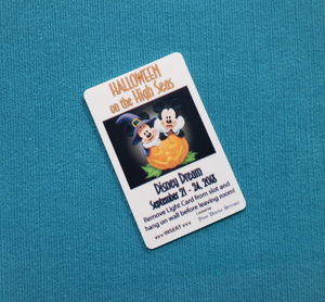 Halloween on the High Seas Mickey & Minnie Disney Cruise Light Card®