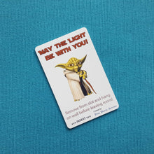 Yoda May the Light be With You Disney Cruise Light Card® card key switch activator for Fish Extender FE Gift Star Wars Day at Sea