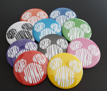 Disney World Junkie - Disney World Junkies - Celebration Button or Magnet - Celebration Pin - Mickey Ears - Many Colors to Choose From!