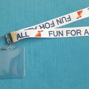 Lanyard - Fun for All - for Carnival Cruise - Non-scratchy - Child or Adult