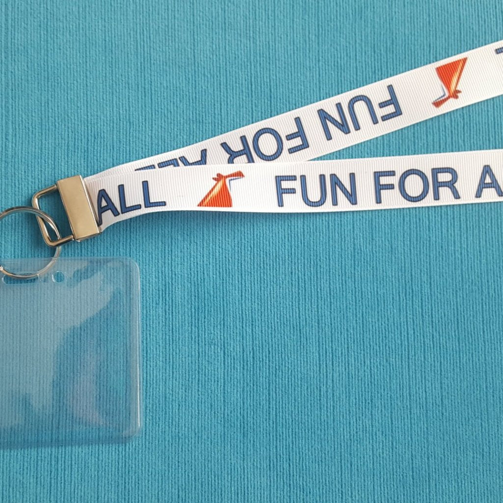 Lanyard - Fun for All - for Carnival Cruise - Non-scratchy - Child or Adult