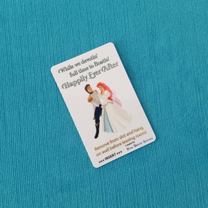 Disney Cruise Light Card® - Wedding - Ariel & Eric - Happily Ever After - custom card key switch activator for Fish Extender FE Gift DCL