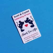 Disney Cruise Light Card® - Cruise Anniversary - Kissing Mickey & Minnie - custom magic card key switch activator Fish Extender FE Gift DCL