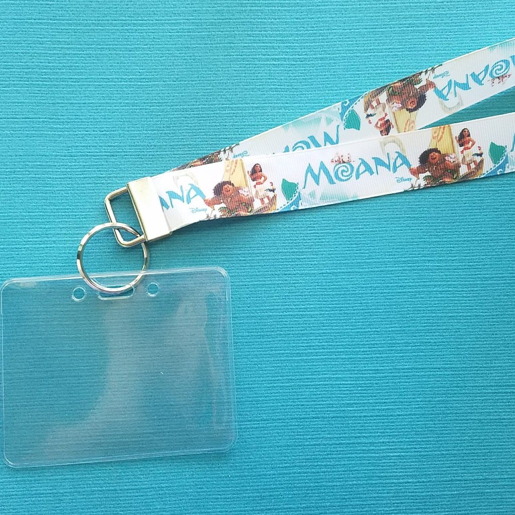 Disney Lanyard  - for KTTW Card - Disney Cruise - DCL - Moana - Maui - Non-scratchy - Child or Adult - ID Holder