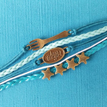 Ariel bracelet - multi-strand - Kiss the Girl - Dinglehopper - Starfish - Disney Cruise Fish Extender Gift - Nautical FE Gift