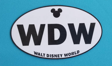 Disney World Fan Magnet - Walt Disney World - WDW - Not a passholder - Love Disney
