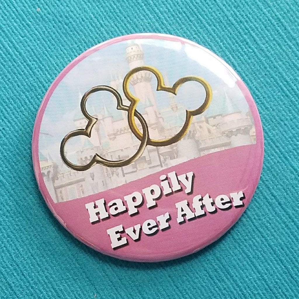Happily Ever After - Disney Cruise - Disney World - Disneyland - Celebration Button - Celebration Pin - Door Magnet