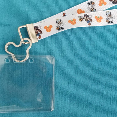 Disney World Lanyard - KTTW Card Holder - Halloween Costumes - Mickey's Not so Scary Halloween Party - Non-scratchy - Child or Adult