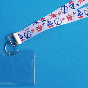 Cruise Lanyard - Vacation Lanyard - Nautical Fun - Norwegian Cruise - Royal Caribbean - Carnival - Non-scratchy - Child or Adult