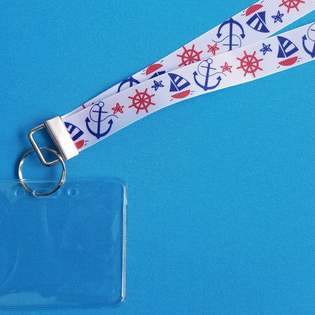 Cruise Lanyard - Vacation Lanyard - Nautical Fun - Norwegian Cruise - Royal Caribbean - Carnival - Non-scratchy - Child or Adult