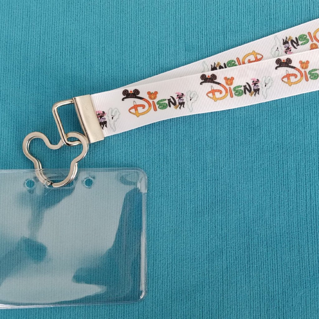 Disney Cruise Lanyard - Disney World Lanyard - KTTW Card Holder - Halloween Disney - Non-scratchy - Child or Adult