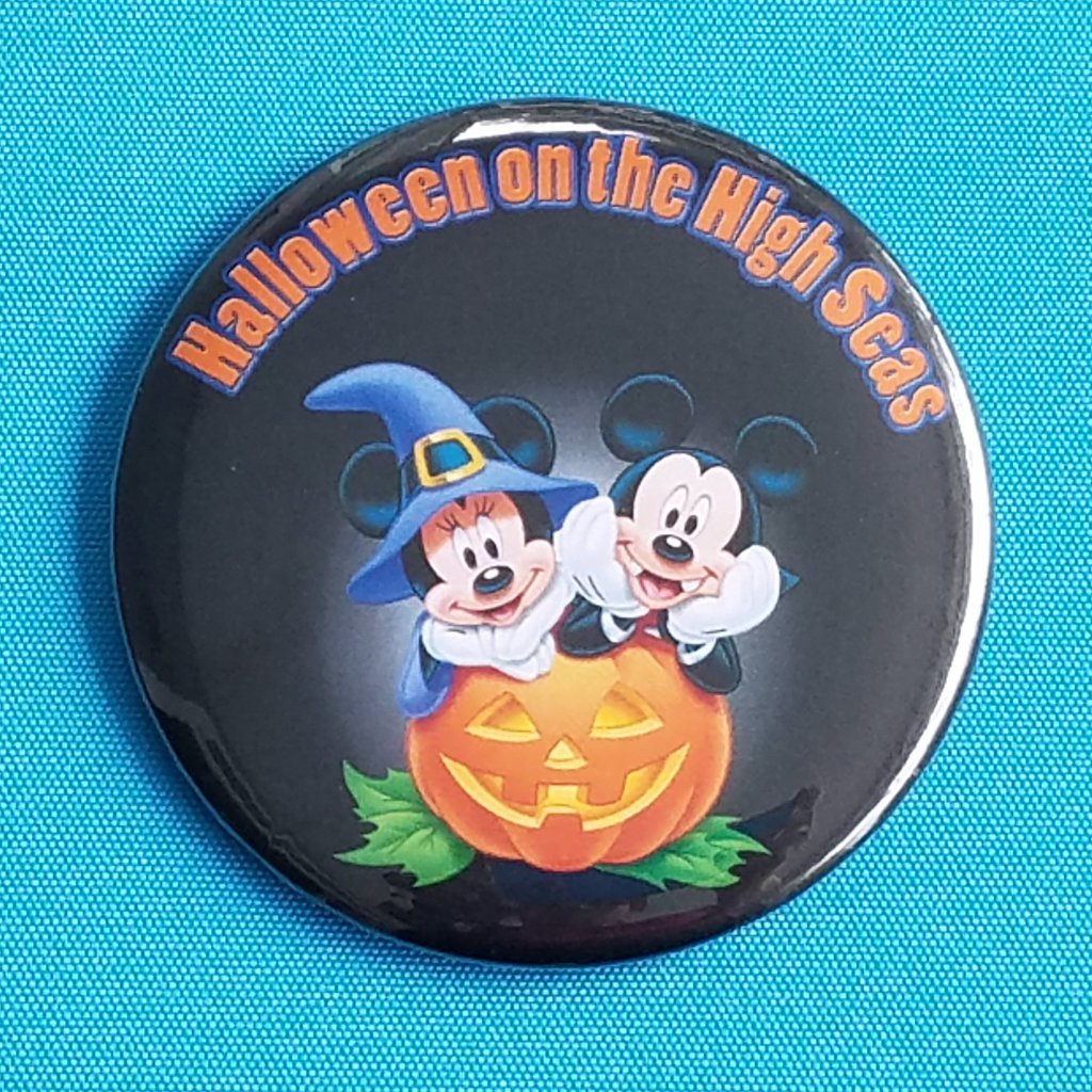 Disney Cruise - Halloween on the High Seas - Halloween Button - Halloween Magnet - Door Magnet - FE Gift