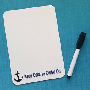 Disney Cruise - DCL - Memo Board - White Board - Dry Erase Board - Door Magnet Note Center - Great Fish Extender Gift - FE Gift