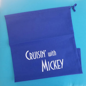 Disney Cruise Laundry Bag - Cruisin&#39; with Mickey - Travel Laundry Bag - Fish Extender Gift - FE Gift - Cabin Gift - Cruise Gift