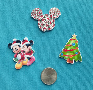 Christmas Mickey & Minnie Magnet Set for Fish Extender Gift Disney Cruise FE Gift