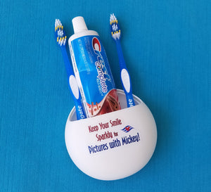 Disney Cruise - Parks -  Toothbrush Holder - Suction Mounted - Disney Cruise DCLFish Extender Gift - FE Gift - Disney World WDW - Disneyland