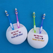 Disney Cruise - Parks -  Toothbrush Holder - Suction Mounted - Disney Cruise DCLFish Extender Gift - FE Gift - Disney World WDW - Disneyland