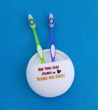 Disney Cruise - Parks -  Toothbrush Holder - Suction Mounted - Disney Cruise DCLFish Extender Gift - FE Gift - Disney World WDW - Disneyland