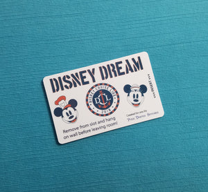 Disney Cruise Light Card® - Stencil DCL - Dream or Fantasy - magic card key switch activator for Fish Extender FE Gift