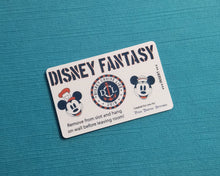Disney Cruise Light Card® - Stencil DCL - Dream or Fantasy - magic card key switch activator for Fish Extender FE Gift