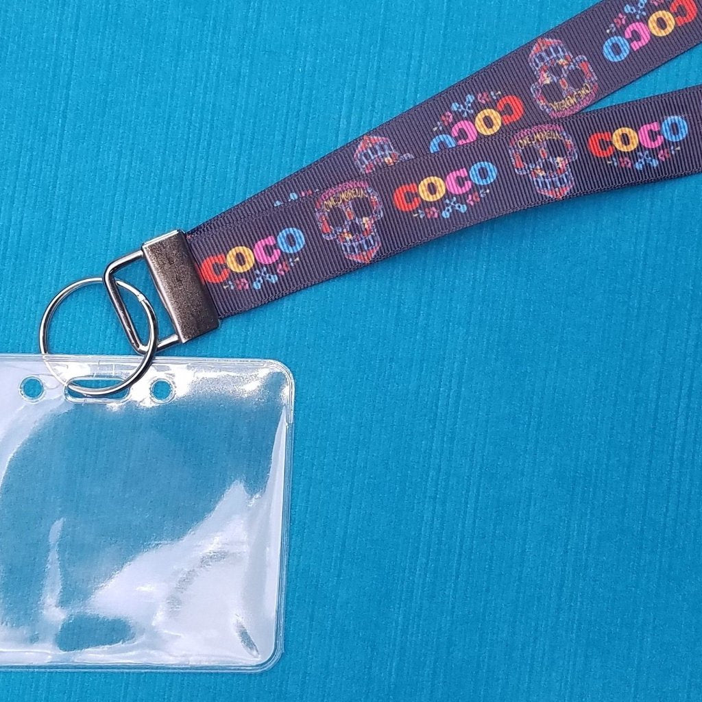 Disney Lanyard  - for KTTW - Coco Sugar Skulls - DCL - Disney World - Disneyland - Non-scratchy - Child or Adult