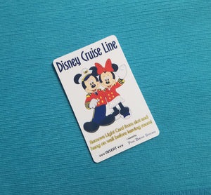 Disney Cruise Line Light Card® - Captain Mickey & Sailor Minnie - magic card key switch activator for Fish Extender FE Gift DCL